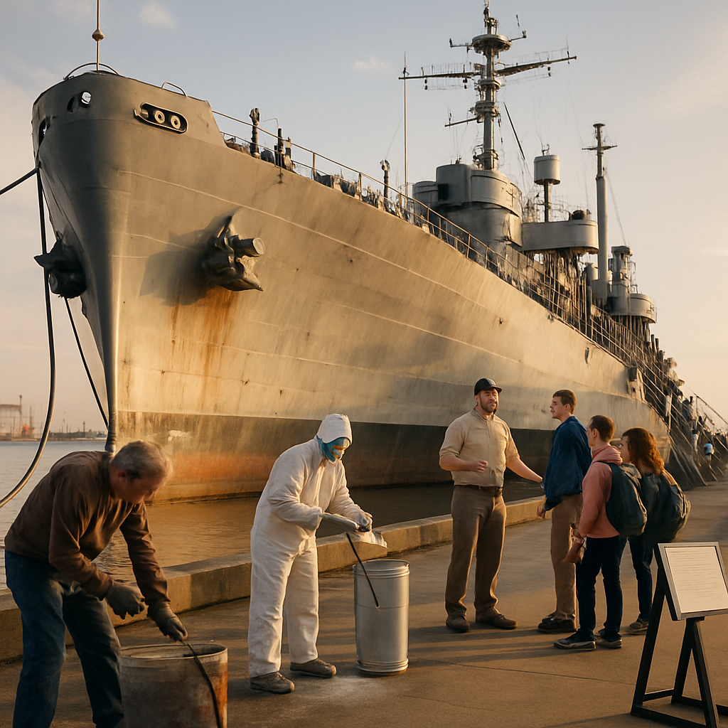 USS Mt McKinley: Nachkriegsverwendung, Museumsschiff-Restaurierung 22b6f244 92ca 4f7a 9811 3090e8484933